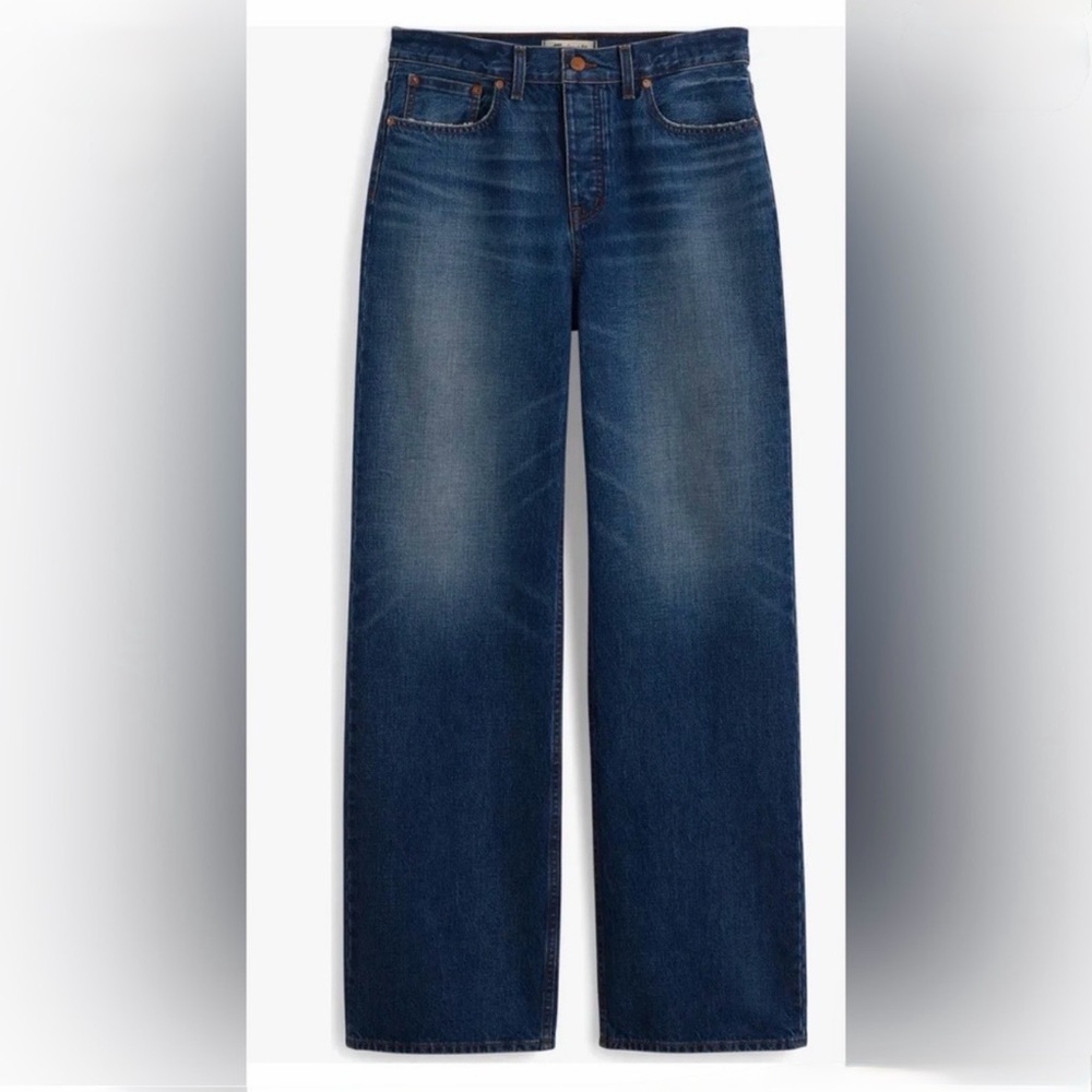 Madewell Low Slung Baggy jeans - Moffatt wash -Size 25 petite